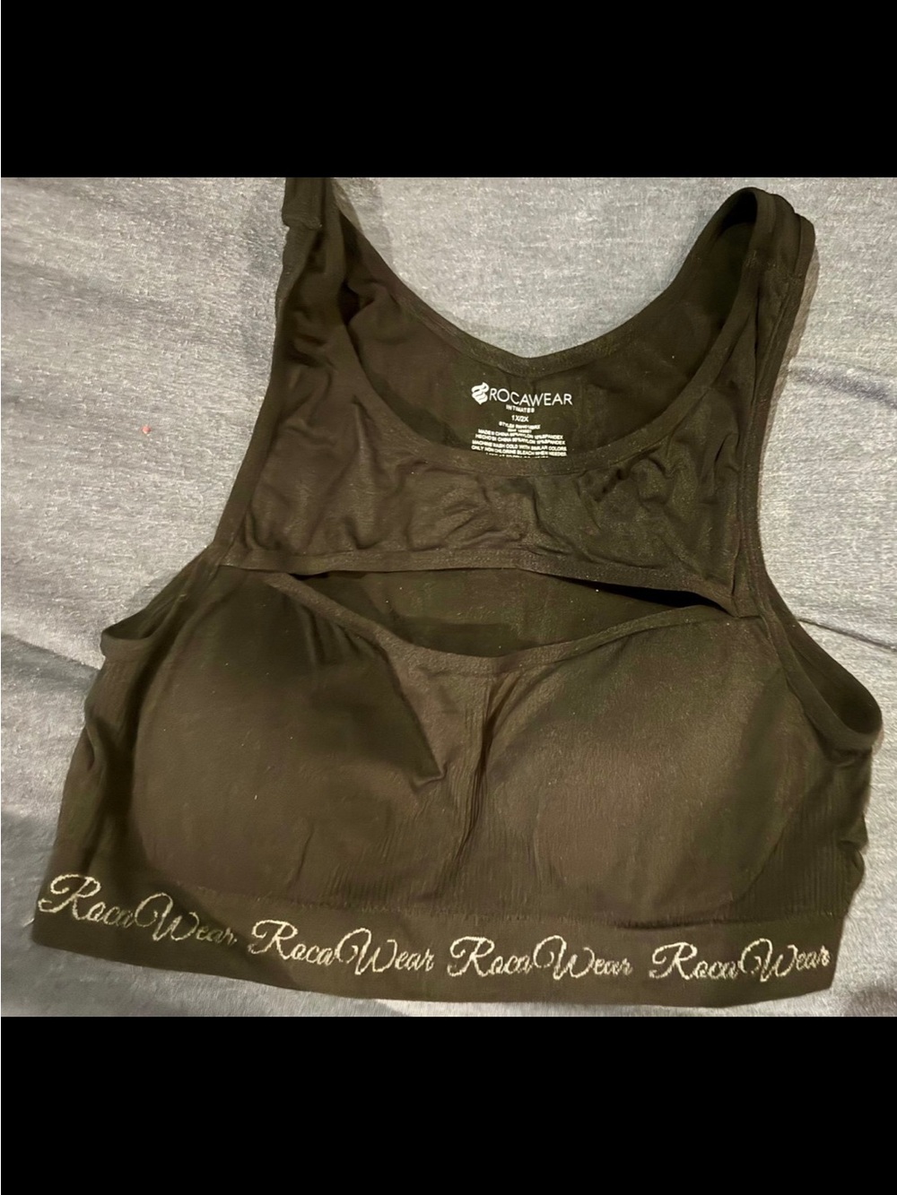 Rocawear seamless sports bra Black & Nude
1X/2X